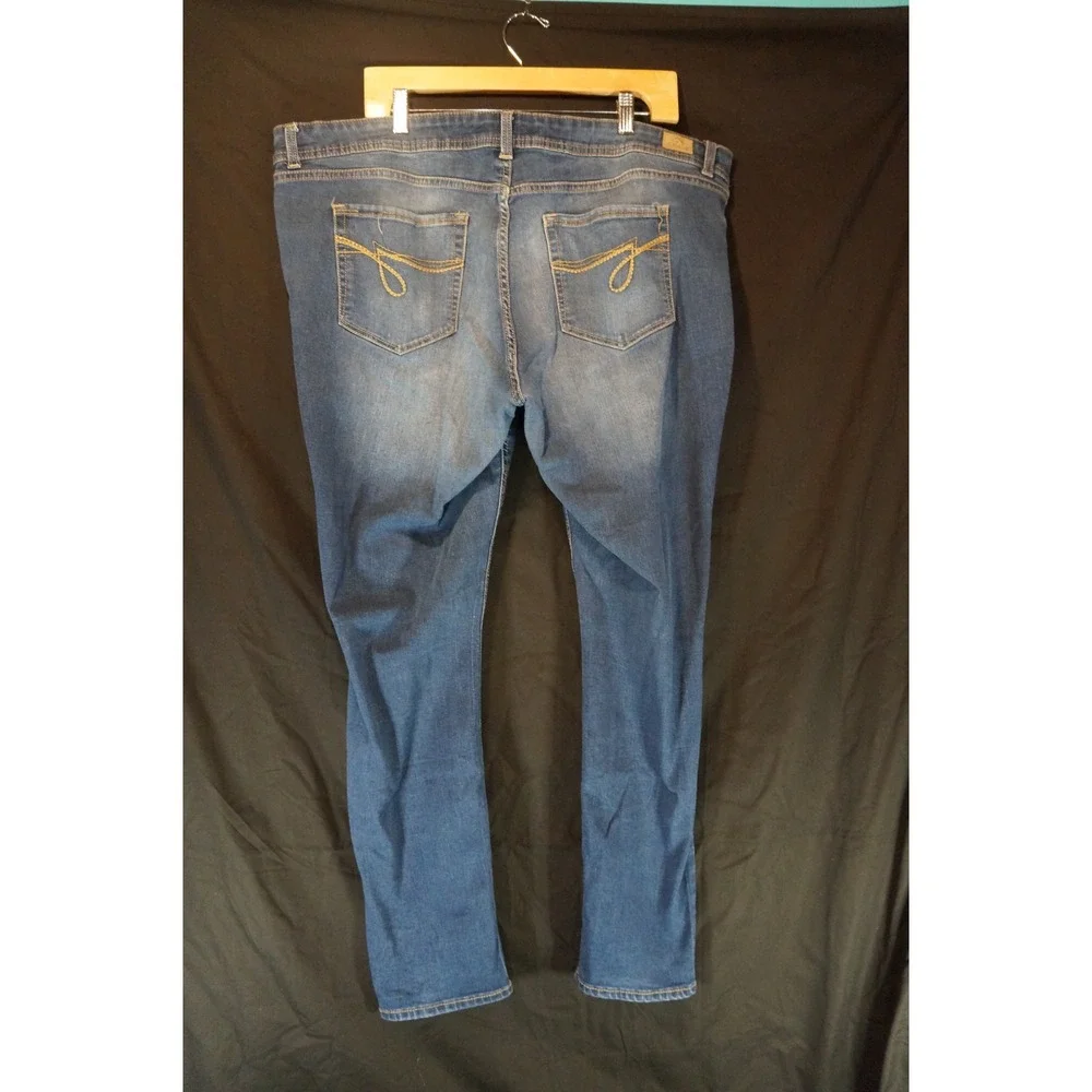Jordache Girls Blue Skinny Jeans Size 20 Medium Wash Slim Fit Denim Pants